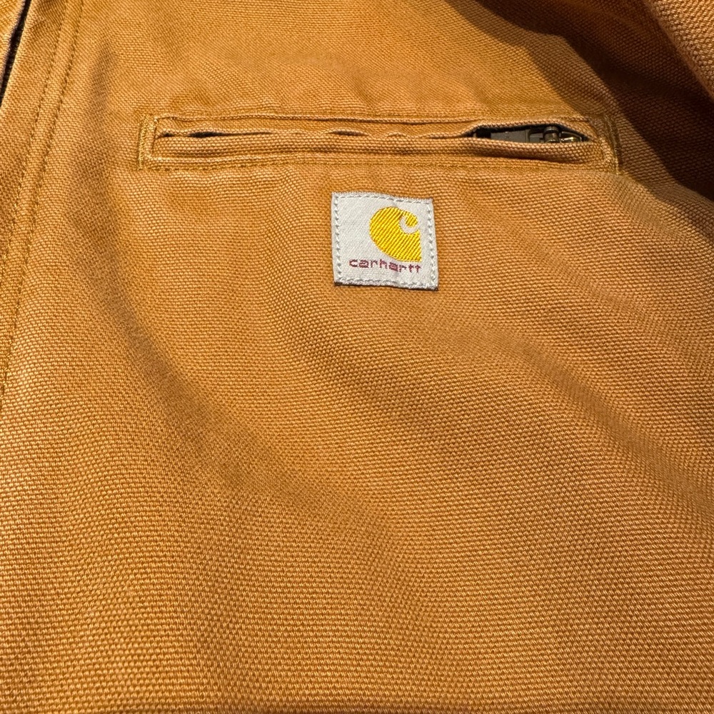 Carhartt Women's Brown Hooded Work Jacket - Picture 6 of 10